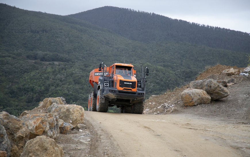 First Develon DA45-7 Articulated Dump Truck Sold in Italy